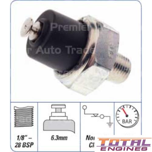 PAT Premium Oil Pressure Sensor fits Toyota Landcruiser HZJ78R/HZJ79R/HZJ80R 4.2 Litre 1H-Z 6 Cylinders 12 Valve SOHC Diesel Inj 4164cc Image 1