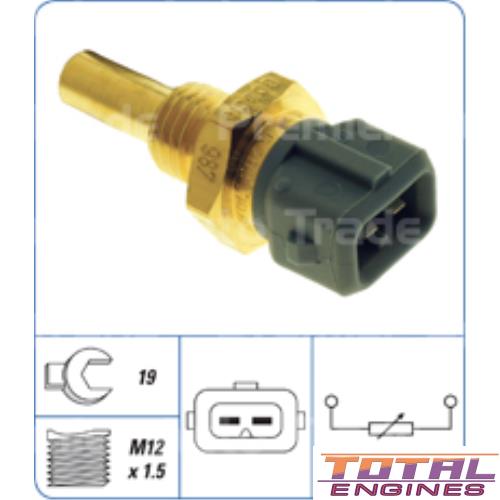 PAT Premium Coolant Temp Sensor fits BMW 3 Series E36 1.8 Litre M40 B18 4 Cylinders 8 Valve SOHC EFI 1796cc Image 1