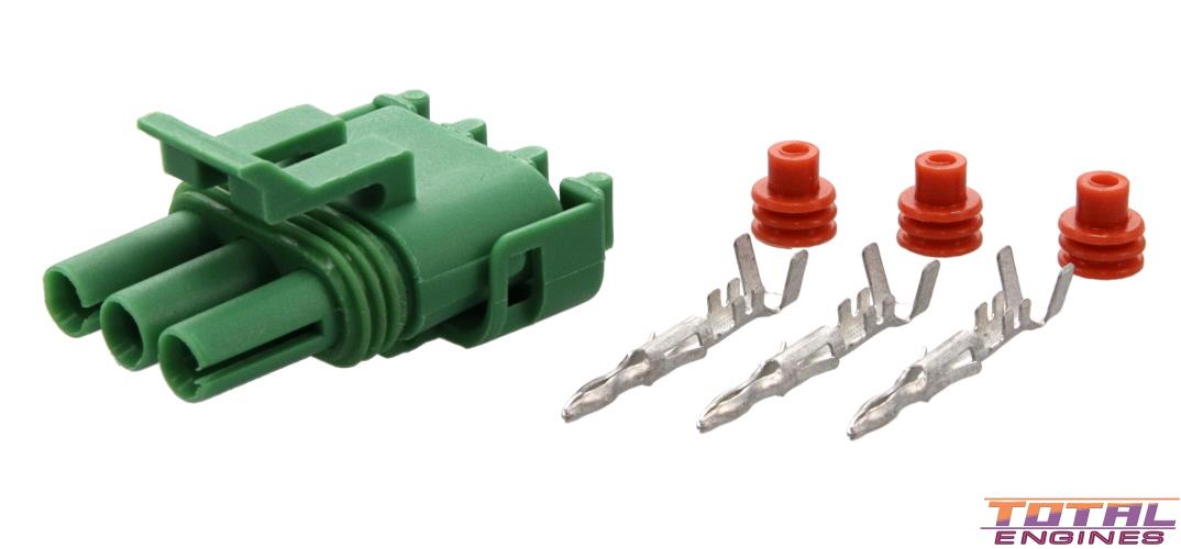 PlusQuip MAP Sensor Connector Plug fits Volvo 480 1.7 Litre B18FP 4 Cylinders 8 Valve SOHC EFI 1721cc Image 1