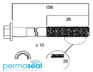 Permaseal Cylinder Head Bolt Set Thumbnail