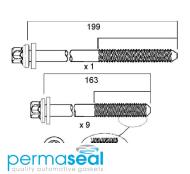 Permaseal Cylinder Head Bolt Set Thumbnail