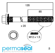 Permaseal Cylinder Head Bolt Set Thumbnail