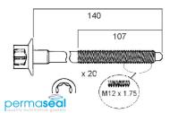 Permaseal Cylinder Head Bolt Set Thumbnail