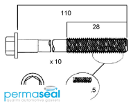 Permaseal Cylinder Head Bolt Set Thumbnail