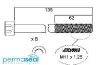Permaseal Cylinder Head Bolt Set Thumbnail