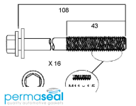 Permaseal Cylinder Head Bolt Set Thumbnail