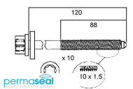 Permaseal Cylinder Head Bolt Set Thumbnail