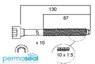 Permaseal Cylinder Head Bolt Set Thumbnail