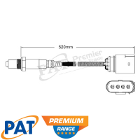 PAT Premium Oxygen Lambda Sensor Thumbnail