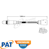 PAT Premium Oxygen Lambda Sensor Thumbnail