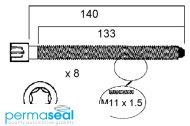 Permaseal Cylinder Head Bolt Set Thumbnail