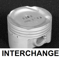 INTERCHANGE Piston & ring set Thumbnail