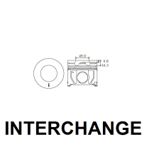 INTERCHANGE Piston & ring set Thumbnail