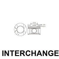 INTERCHANGE Piston & ring set Thumbnail