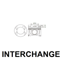 INTERCHANGE Piston & ring set Thumbnail