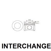 INTERCHANGE Piston & ring set Thumbnail