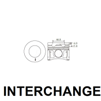 INTERCHANGE Piston & ring set Thumbnail