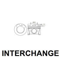 INTERCHANGE Piston & ring set Thumbnail
