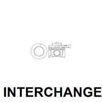 INTERCHANGE Piston & ring set Thumbnail