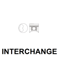 INTERCHANGE Piston & ring set Thumbnail