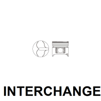INTERCHANGE Piston & ring set Thumbnail