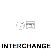 INTERCHANGE Piston & ring set Thumbnail