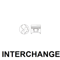INTERCHANGE Piston & ring set Thumbnail