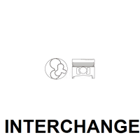 INTERCHANGE Piston & ring set Thumbnail