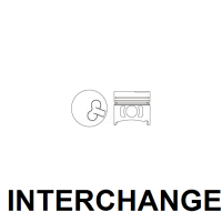 INTERCHANGE Piston & ring set Thumbnail