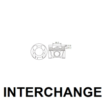 INTERCHANGE Piston & ring set Thumbnail