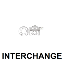 INTERCHANGE Piston & ring set Thumbnail