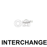 INTERCHANGE Piston & ring set Thumbnail