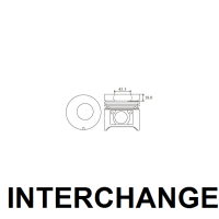 INTERCHANGE Piston & ring set Thumbnail