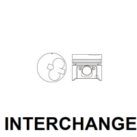 INTERCHANGE Piston & ring set Thumbnail
