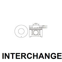 INTERCHANGE Piston & ring set Thumbnail