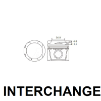 INTERCHANGE Piston & ring set Thumbnail