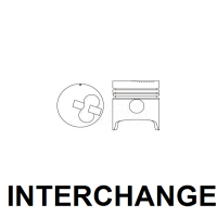 INTERCHANGE Piston & ring set Thumbnail