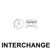 INTERCHANGE Piston & ring set Thumbnail
