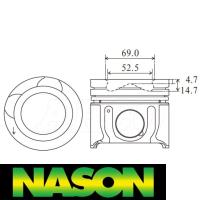 Nason Piston & pin set Thumbnail