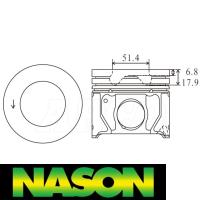 Nason Piston & pin set Thumbnail