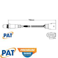 PAT Premium Oxygen Lambda Sensor Thumbnail