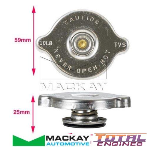 Mackay Radiator Cap 20 PSI Recovery Cap Image 3